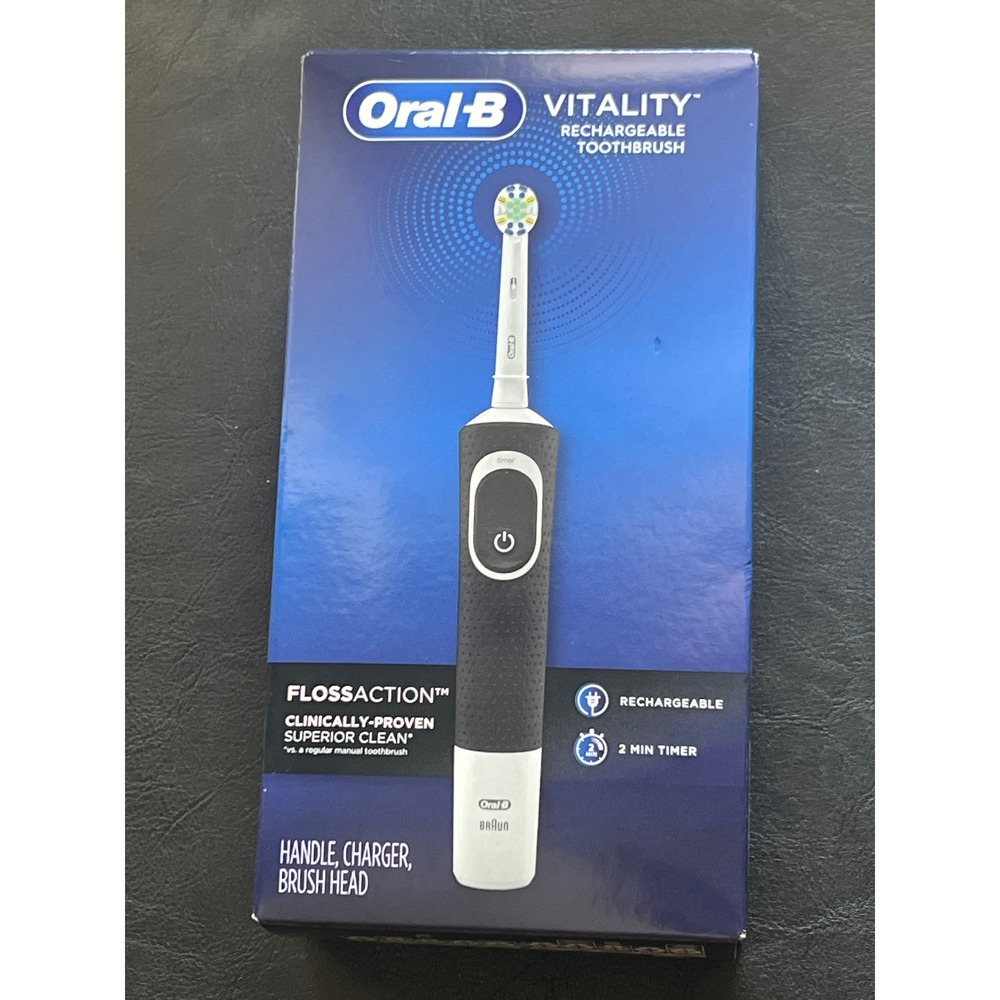 Oral-B Vitality FlossAction Rechargeable Electric Toothbrush Braun D100.513.1